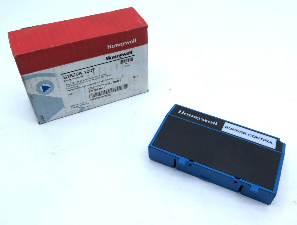 Honeywell S7820A 1007 Remote Reset Module - Advance Operations