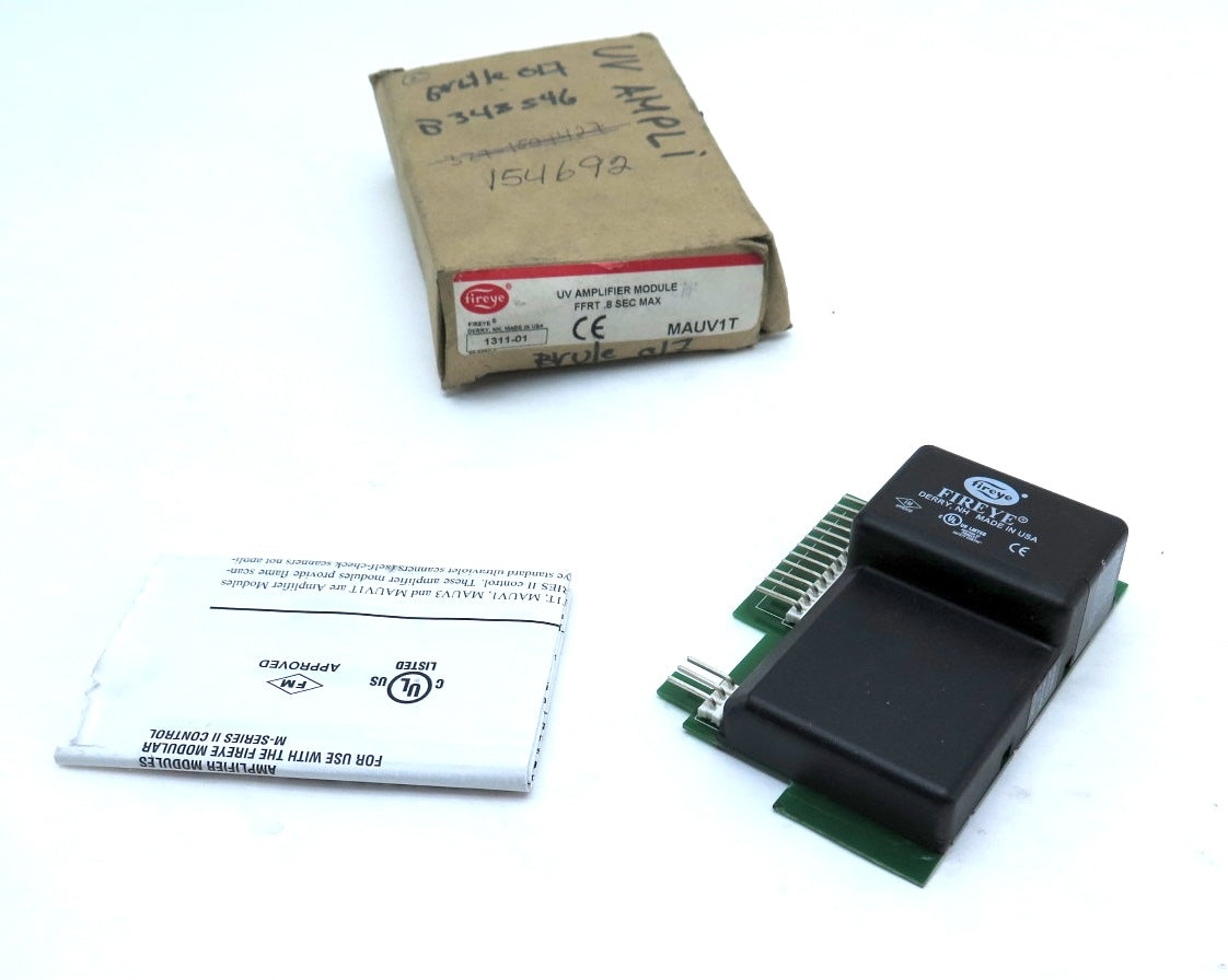 Fireye MAUV1T UV Amplifier Module FFRT .8 SEC Max - Advance Operations