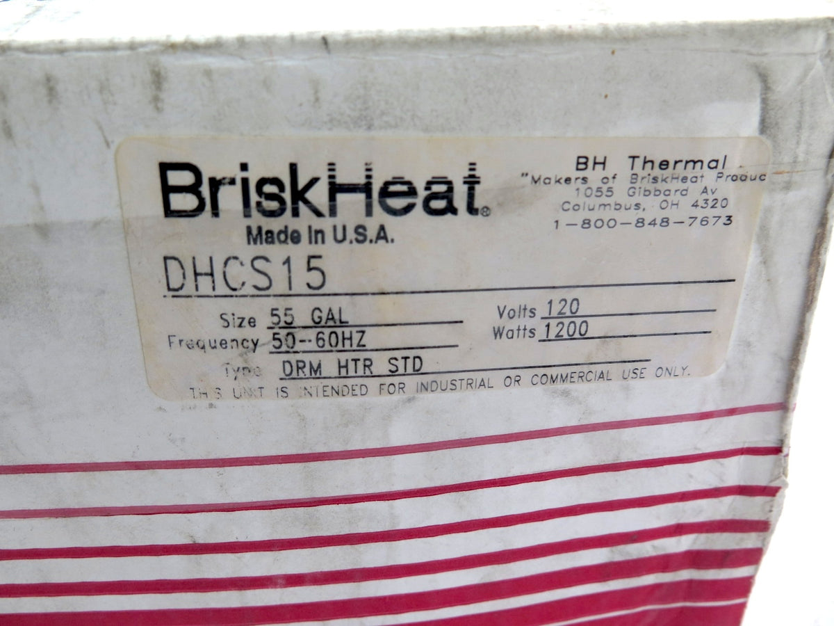 BriskHeat DHCS15 Heavy Duty / Pail Heater Silicone Rubber - Advance Operations