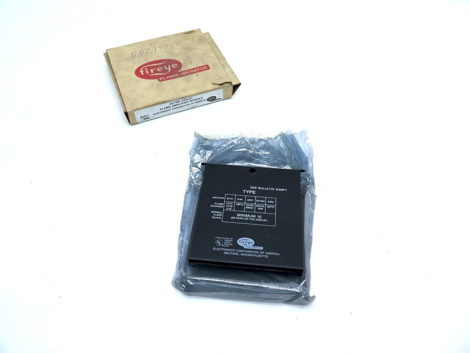 Fireye EUV1 Flame Amplifier Module - Advance Operations