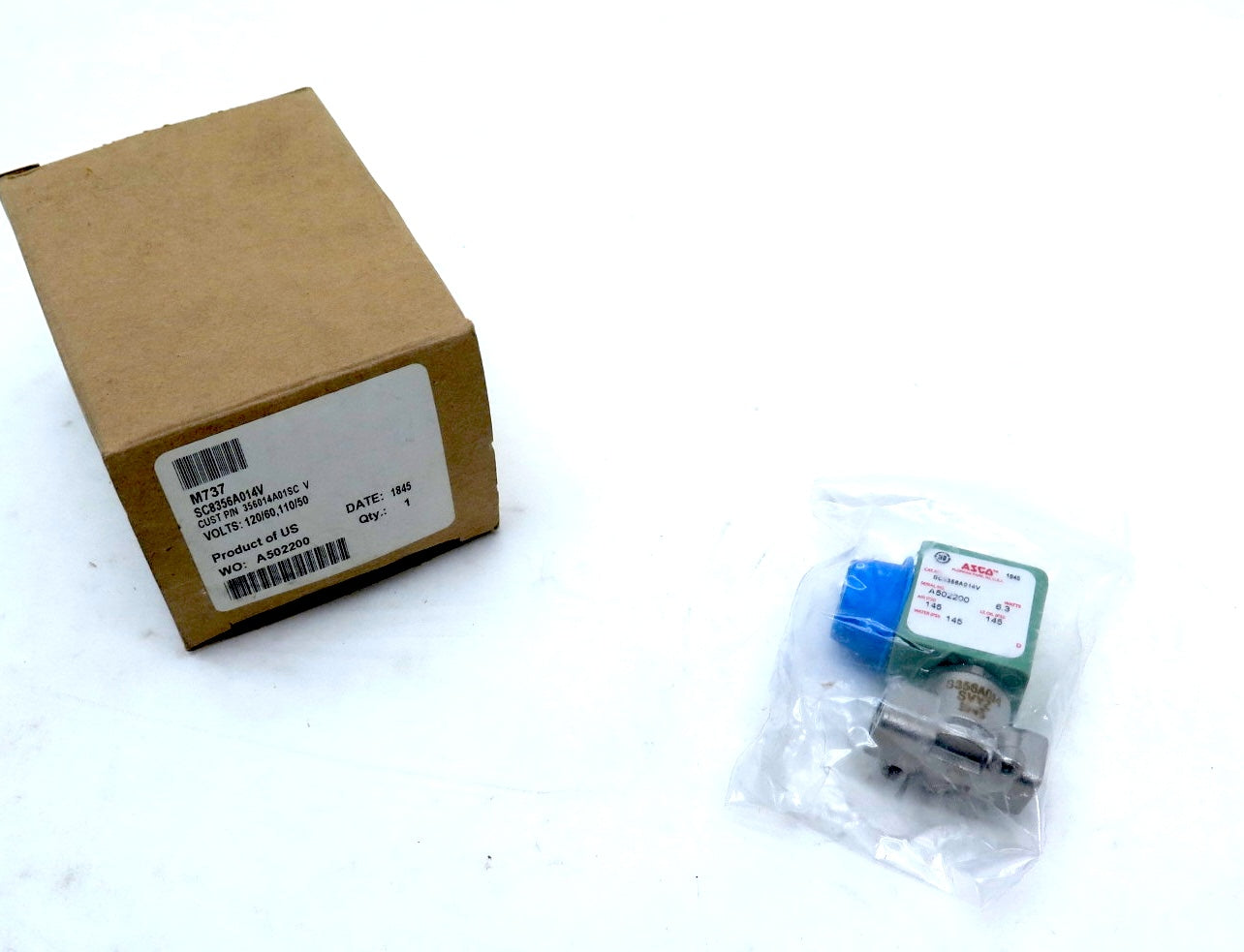 Asco SC8356A014V Solenoid Valve 120V Coil - Advance Operations