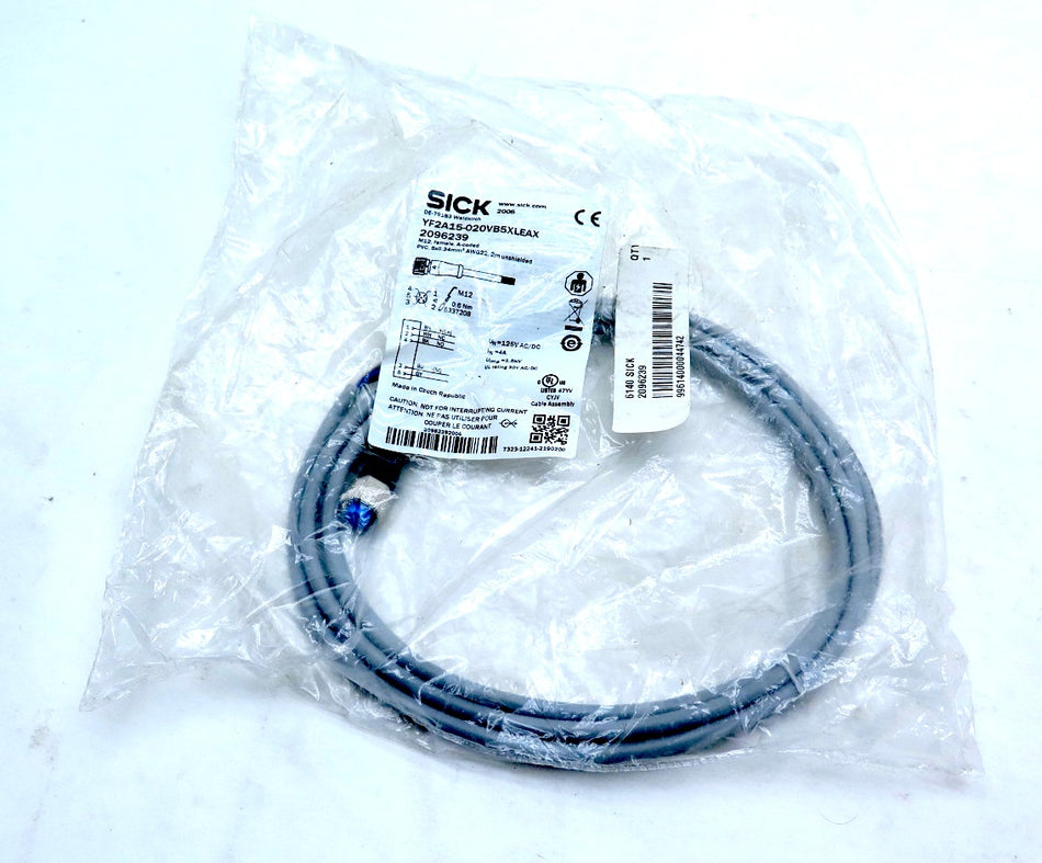 Sick YF2A15-020VB5XLEAX Sensor Cable - Advance Operations