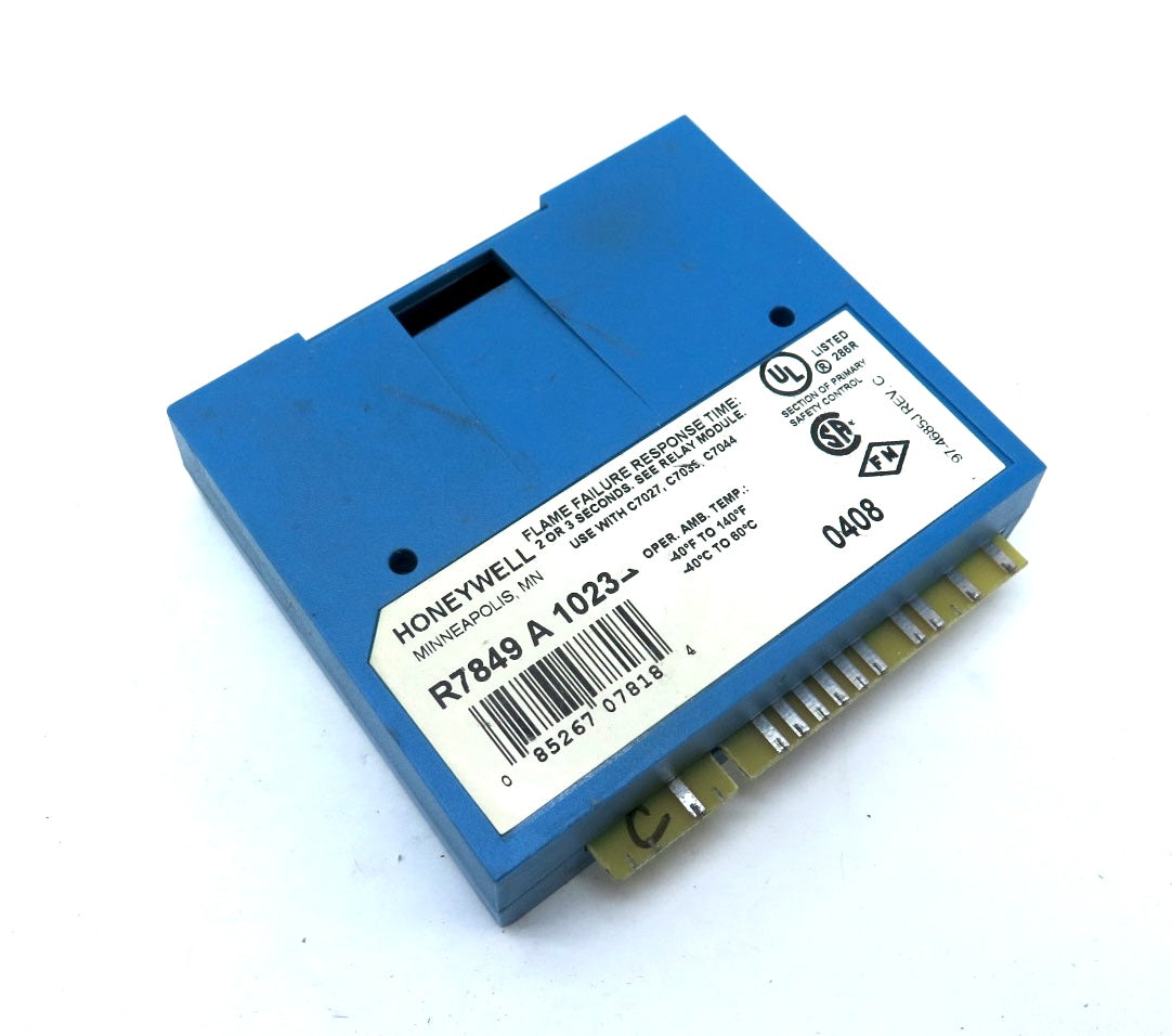 Honeywell R7849 A 1023 Ultraviolet UV Flame Amplifier Module - Advance Operations