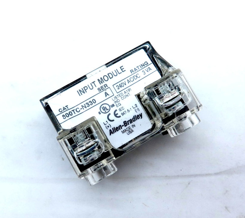 Allen-Bradley 800TC-N330 INPUT MODULE 240VAC/DC 3VA SERIES A - Advance Operations