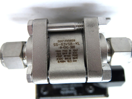 Swagelok SS-63VS8-KL-M-42AC-3600 Valve & MS142AC Actuator 120Vac - Advance Operations