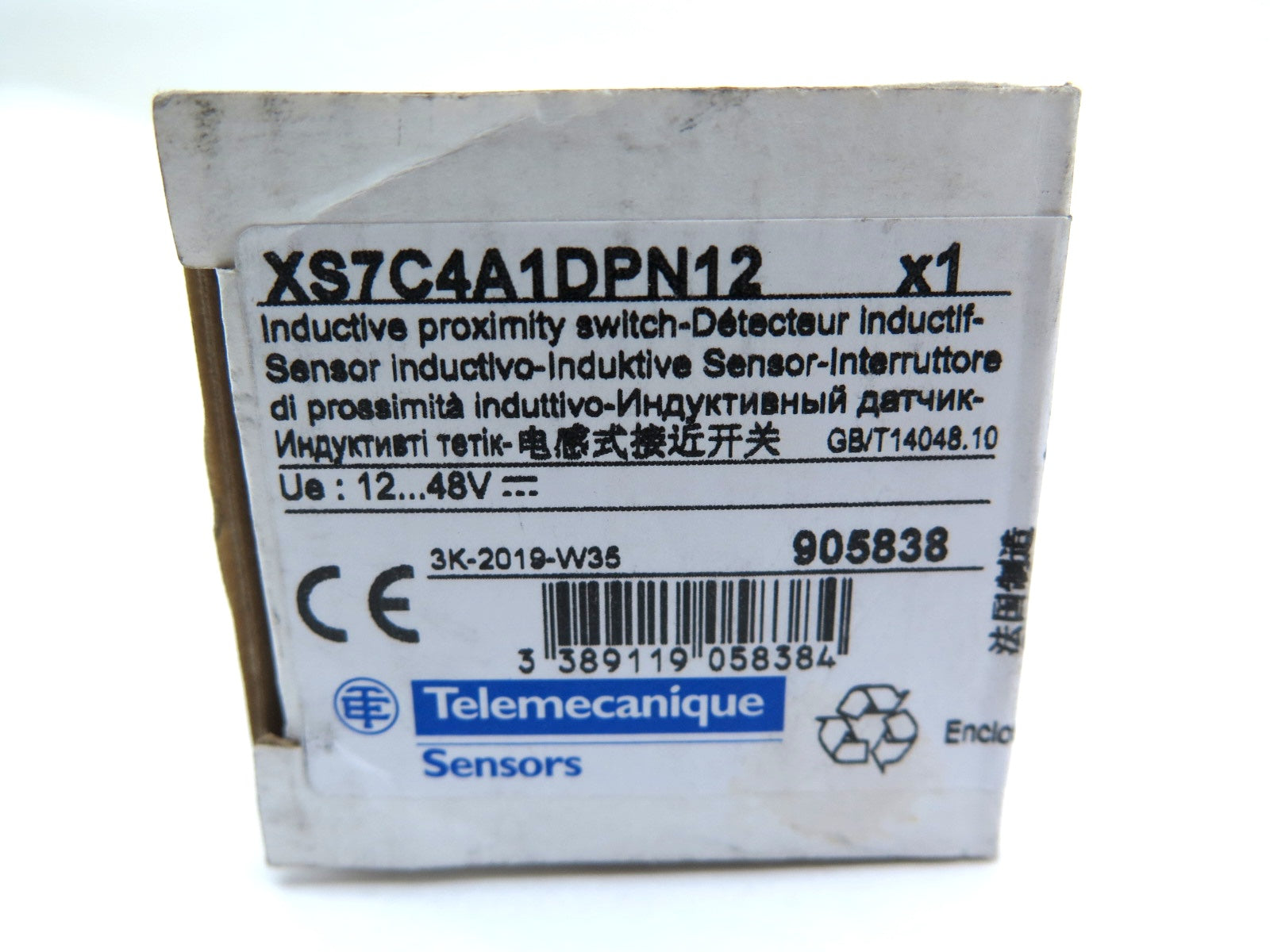 Telemecanique XS7C4A1DPN12 Inductive Proximity Switch - Advance Operations