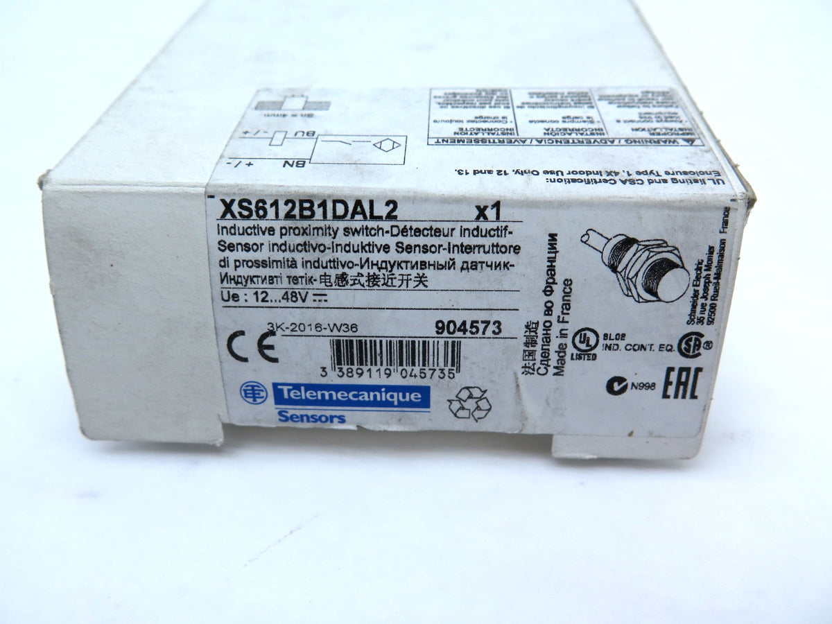 Telemecanique XS612B1DAL2 Inductive Proximity Sensor 12-48Vdc - Advance Operations