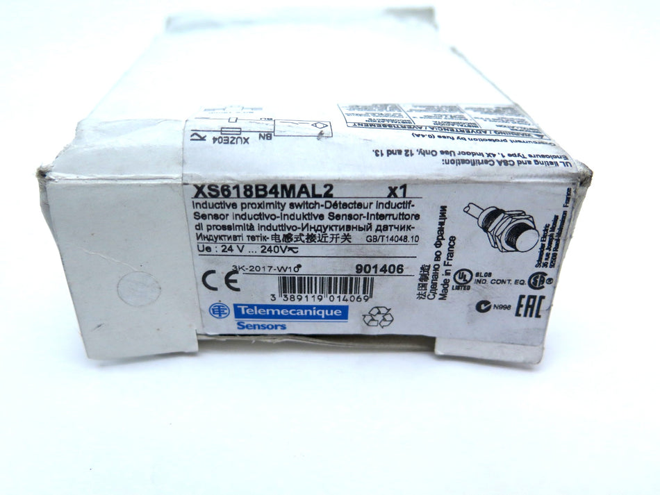 Telemecanique XS618B4MAL2 Inductive Proximity Sensor - Advance Operations
