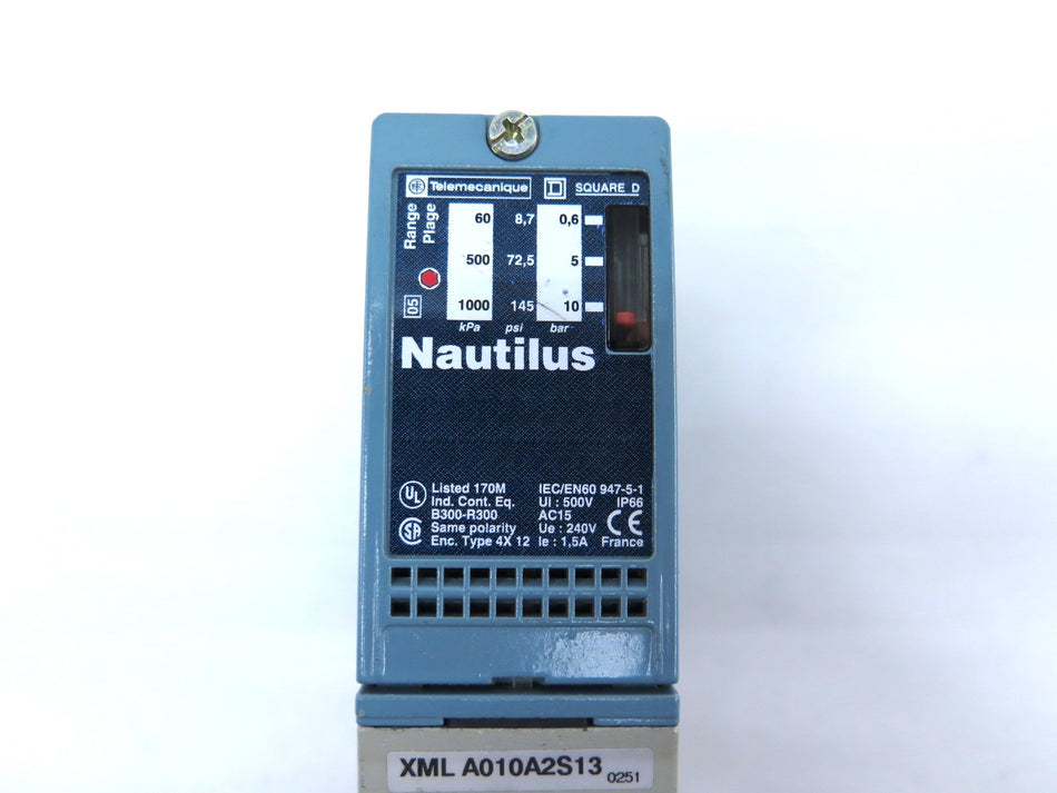Telemecanique XML A010A2S13 Pressure Switch 0.6-10 Bar - Advance Operations