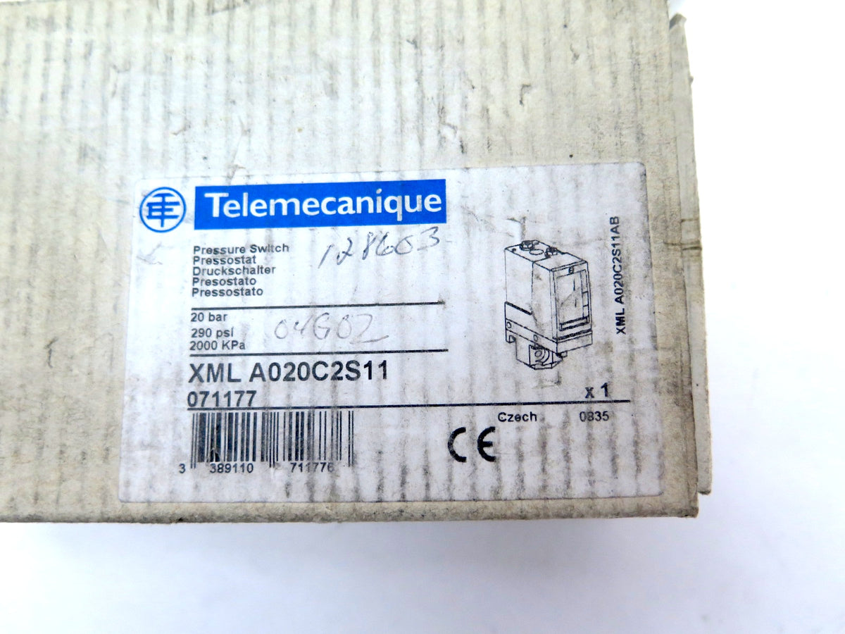 Telemecanique XMLA020C2S11 Nautilus Pressure Switch 20Bar 290Psi - Advance Operations