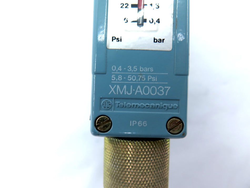 Telemecanique XMJA0037 Pressure Switch 5.8-50.75 PSI - Advance Operations