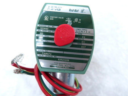 Asco 8262H208 Solenoid Valve 120Vac Coil 1/4" - Advance Operations