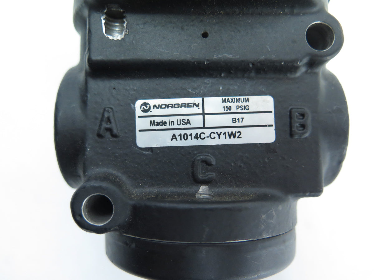 Norgren A1014C-CY1W2 Poppet Solenoid Valve 24Vdc Coil - Advance Operations