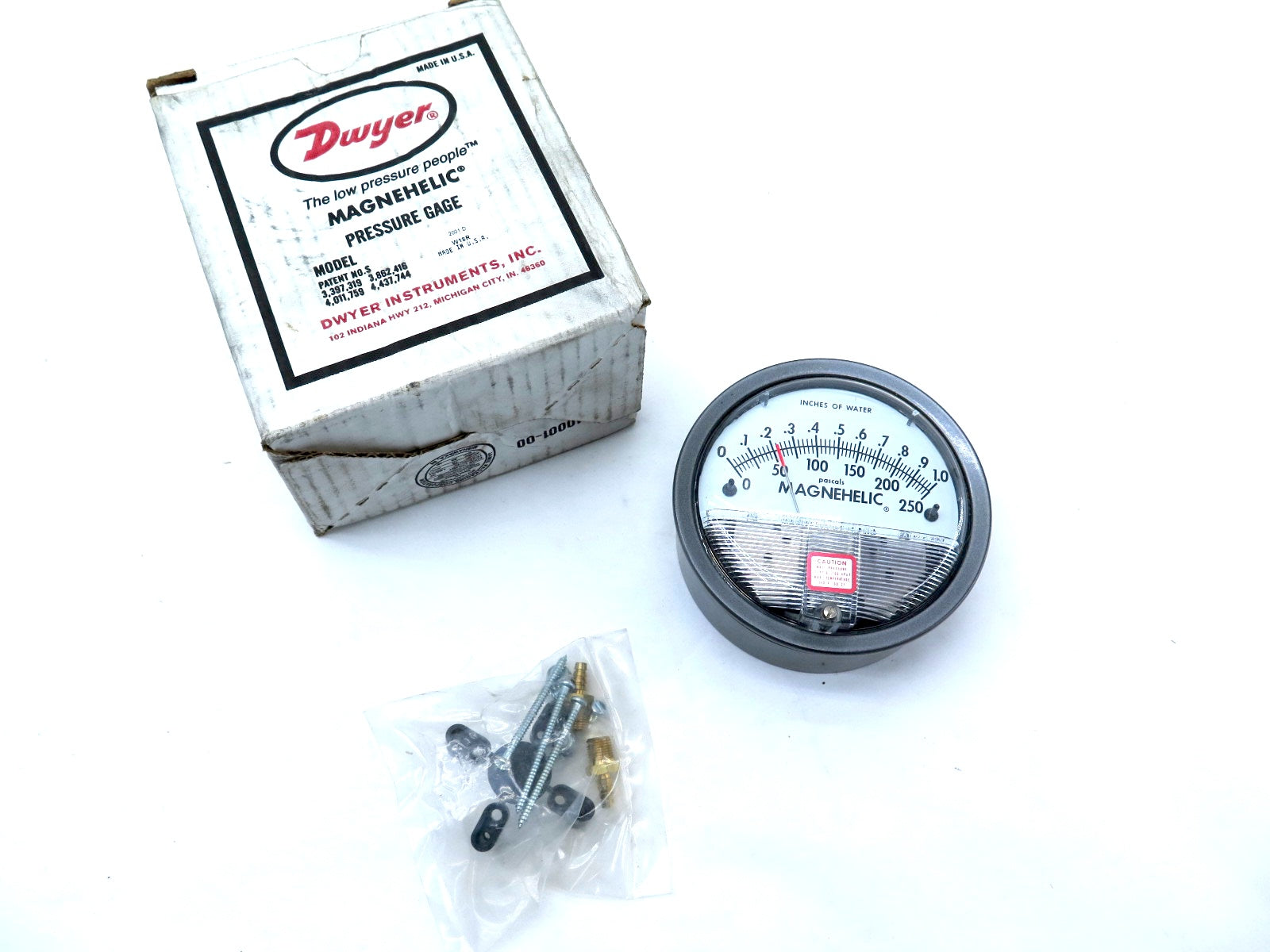 Dwyer 2001 D W17R Magnehelic Differential Pressure Gauge - Advance Operations