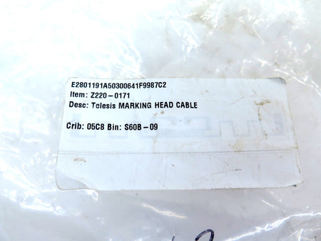 Telesis Z220-0171 / 23698C W93555 Marking Head Cable - Advance Operations