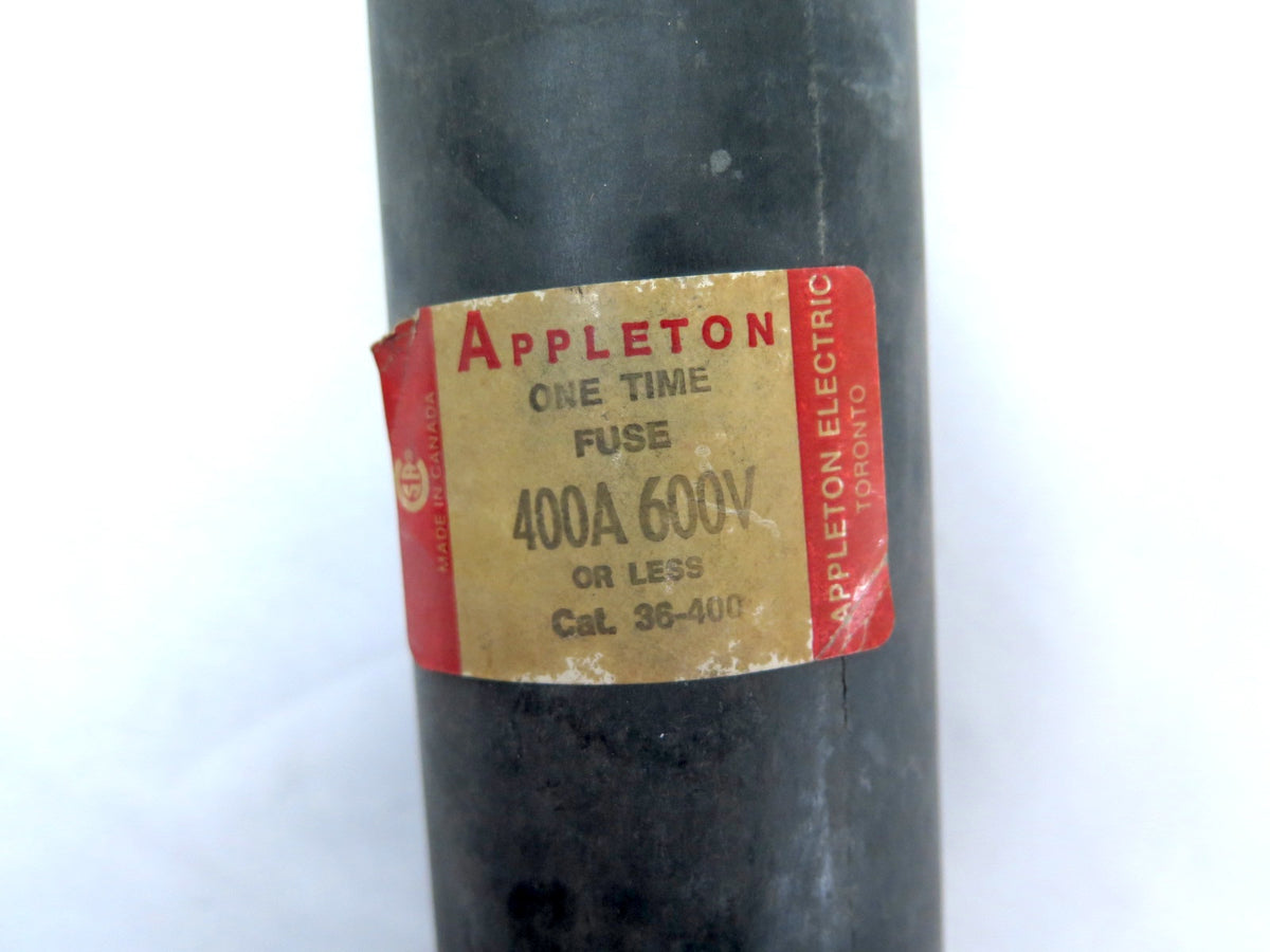Appleton 36-400 Fuse 400A 600V Max. - Advance Operations