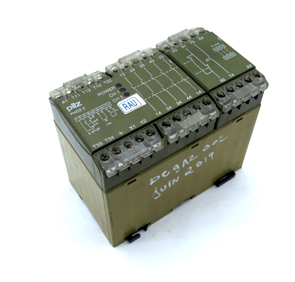 Pilz 474843 PNOZ/3 120Vac Safety Relay / Switchgear Module - Advance Operations