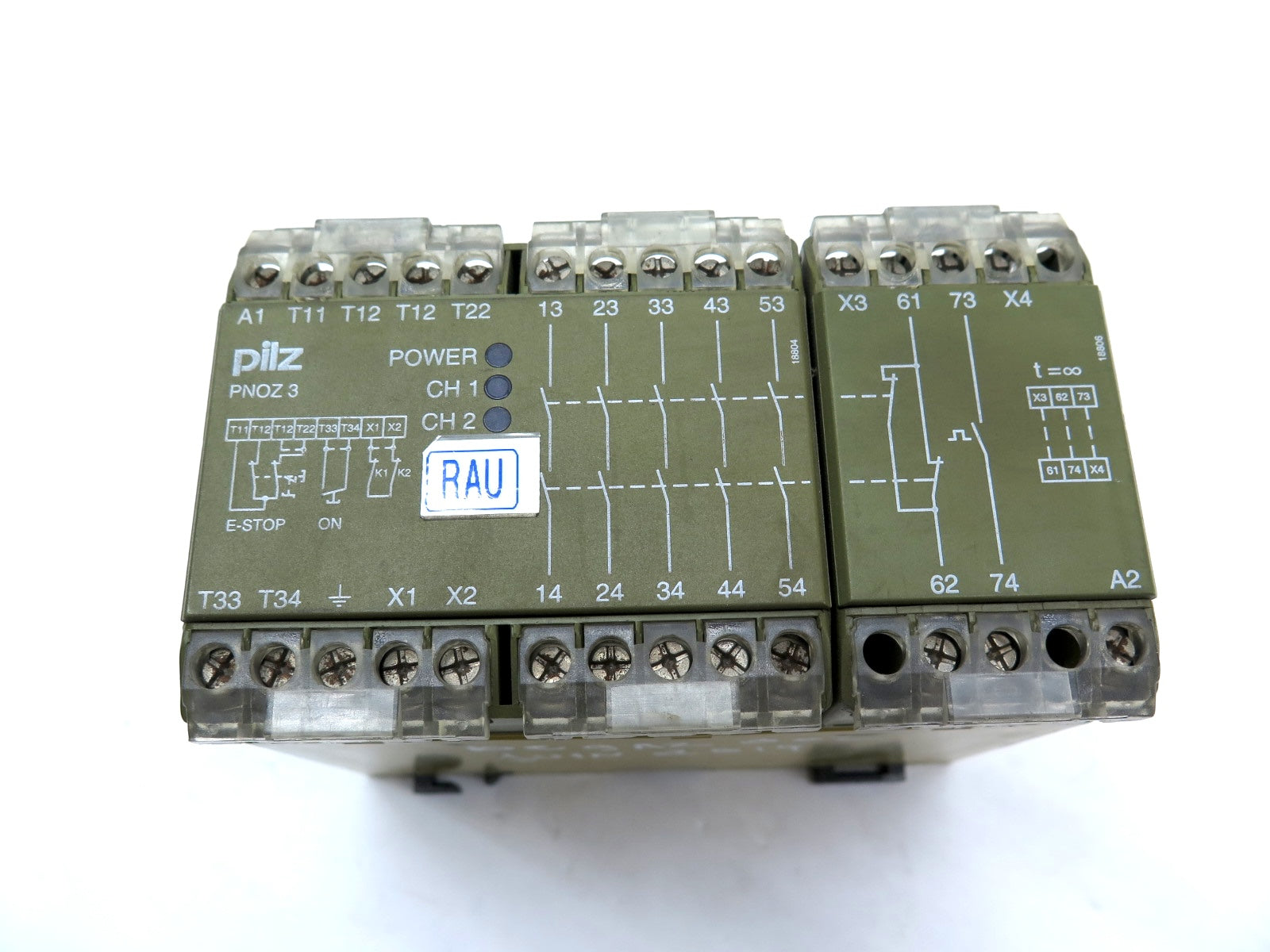 Pilz 474843 PNOZ/3 120Vac Safety Relay / Switchgear Module - Advance Operations