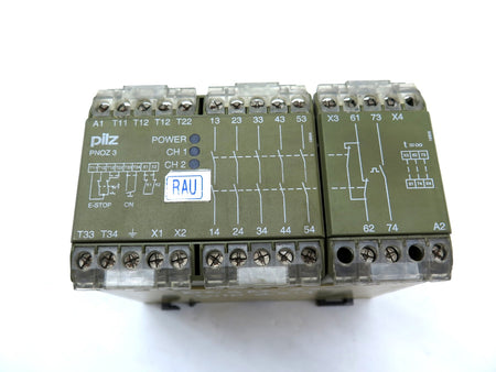 Pilz 474843 PNOZ/3 120Vac Safety Relay / Switchgear Module - Advance Operations