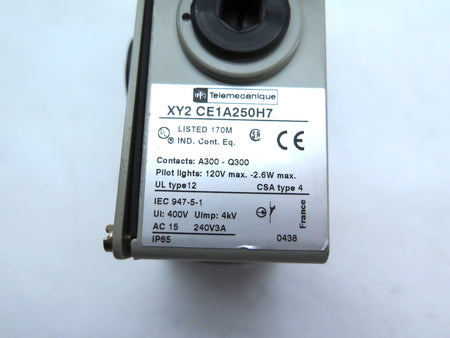Telemecanique XY2 CE1A250H7 Cable Pull Switch / Sensor - Advance Operations