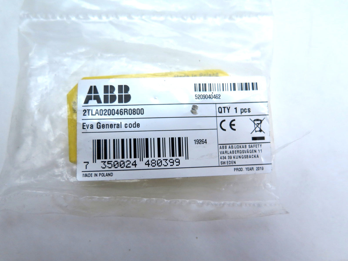 ABB 2TLA020046R0800 Eva General Code Actuator Sensor Switch - Advance Operations