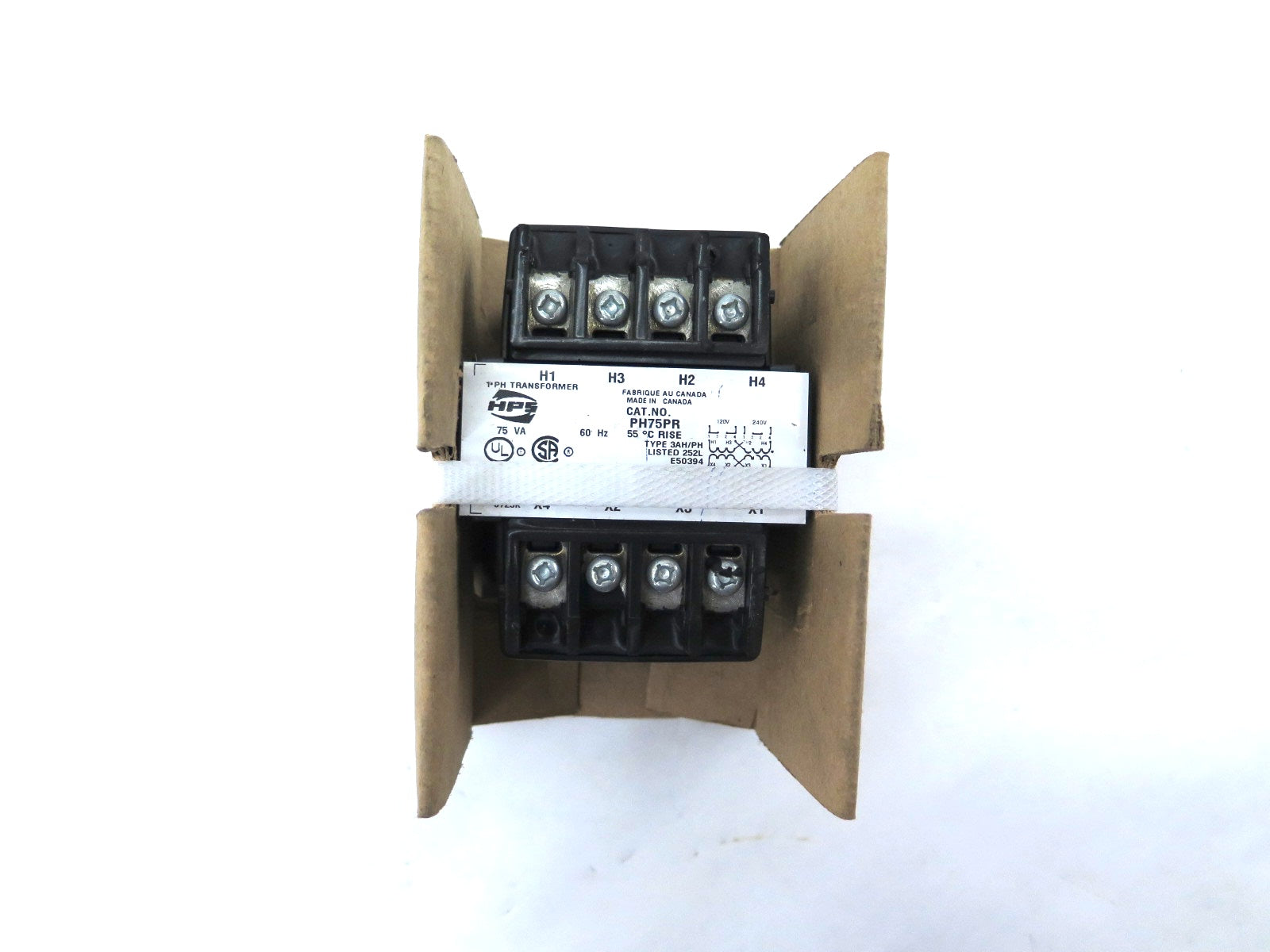 HPS PH75PR 1PH Transformer 120-240V to 12-24V - Advance Operations