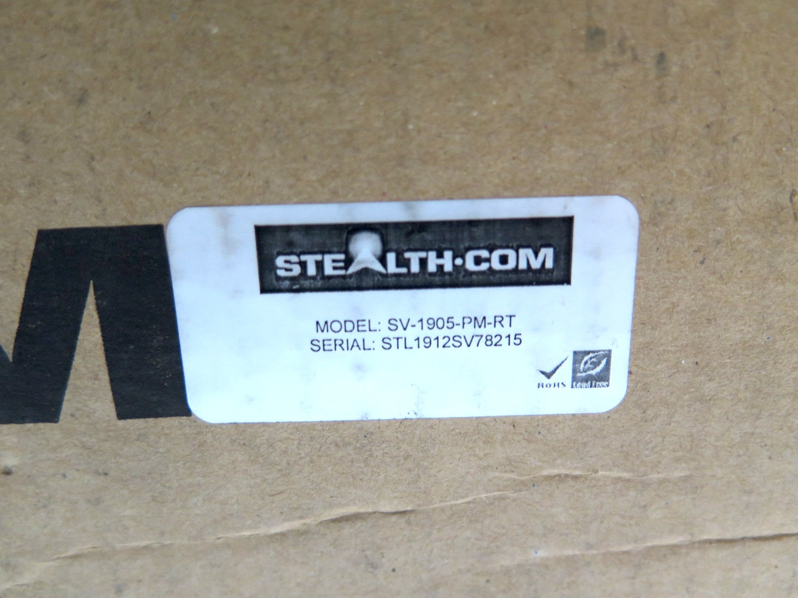 Stealth SV-1905-PM-RT HMI Touch Screen 19" NEW IN ORIGINAL BOX - Advance Operations