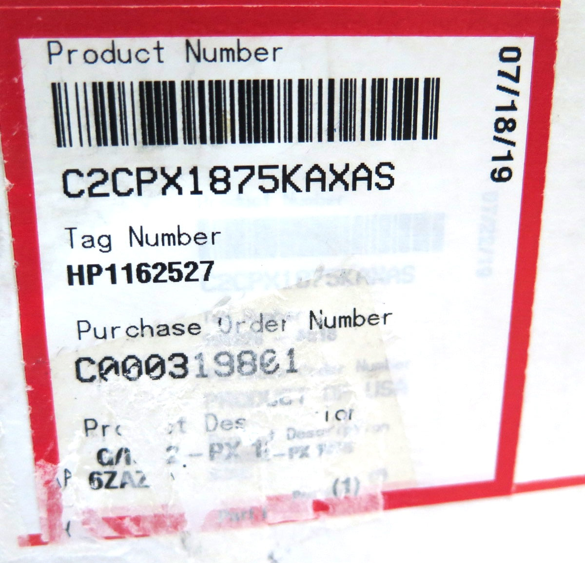 Flowserve C2CPX1875KAXAS Mechanical Seal - Advance Operations