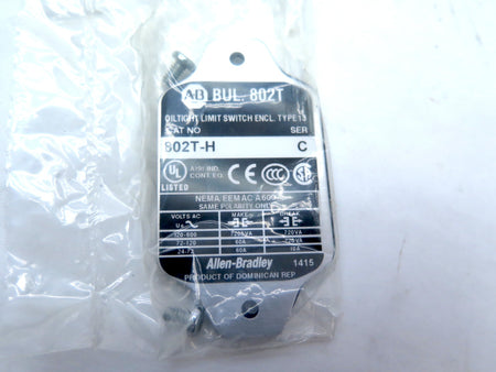 Allen-Bradley 802T-H Ser.C Oiltight Limit Switch - Advance Operations