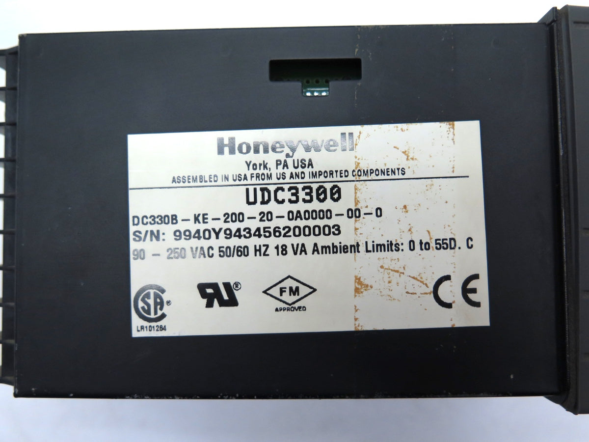 Honeywell DC330B-KE-200-20-0A0000-00-0 Temperature Controller UDC3300 - Advance Operations