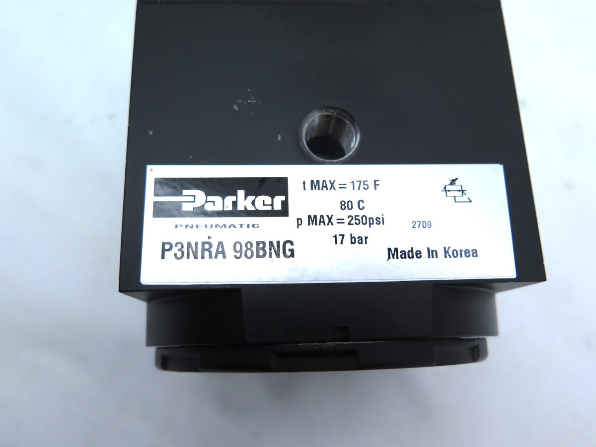 Parker P3NRA 98BNG Pneumatic Pressure Regulator 1" NPT 250psi Max - Advance Operations