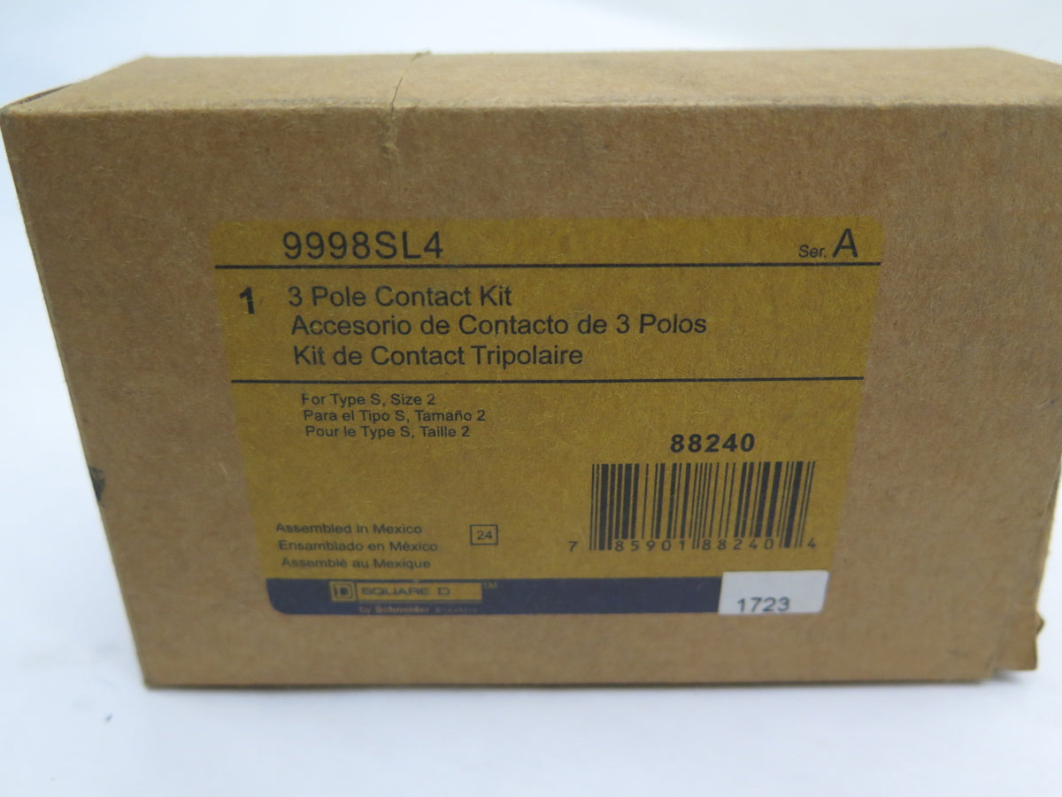 Square D 9998SL4 3 Pole Contact Kit Type S Size 2 - Advance Operations
