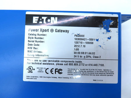 Eaton PXG400E Power Xpert Gateway Modem - Advance Operations