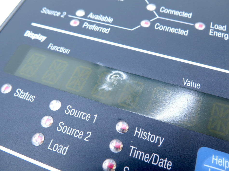 Eaton ATC-600 / 2D78580G50 Automatic Transfer Switch Display - Advance Operations