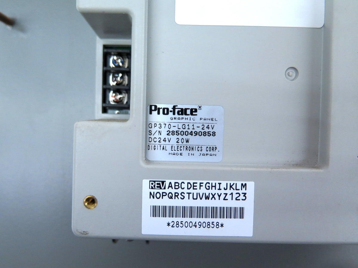 Mitsubishi 2033A Series UPS FRONT PLATE ASSEMBLY - Advance Operations