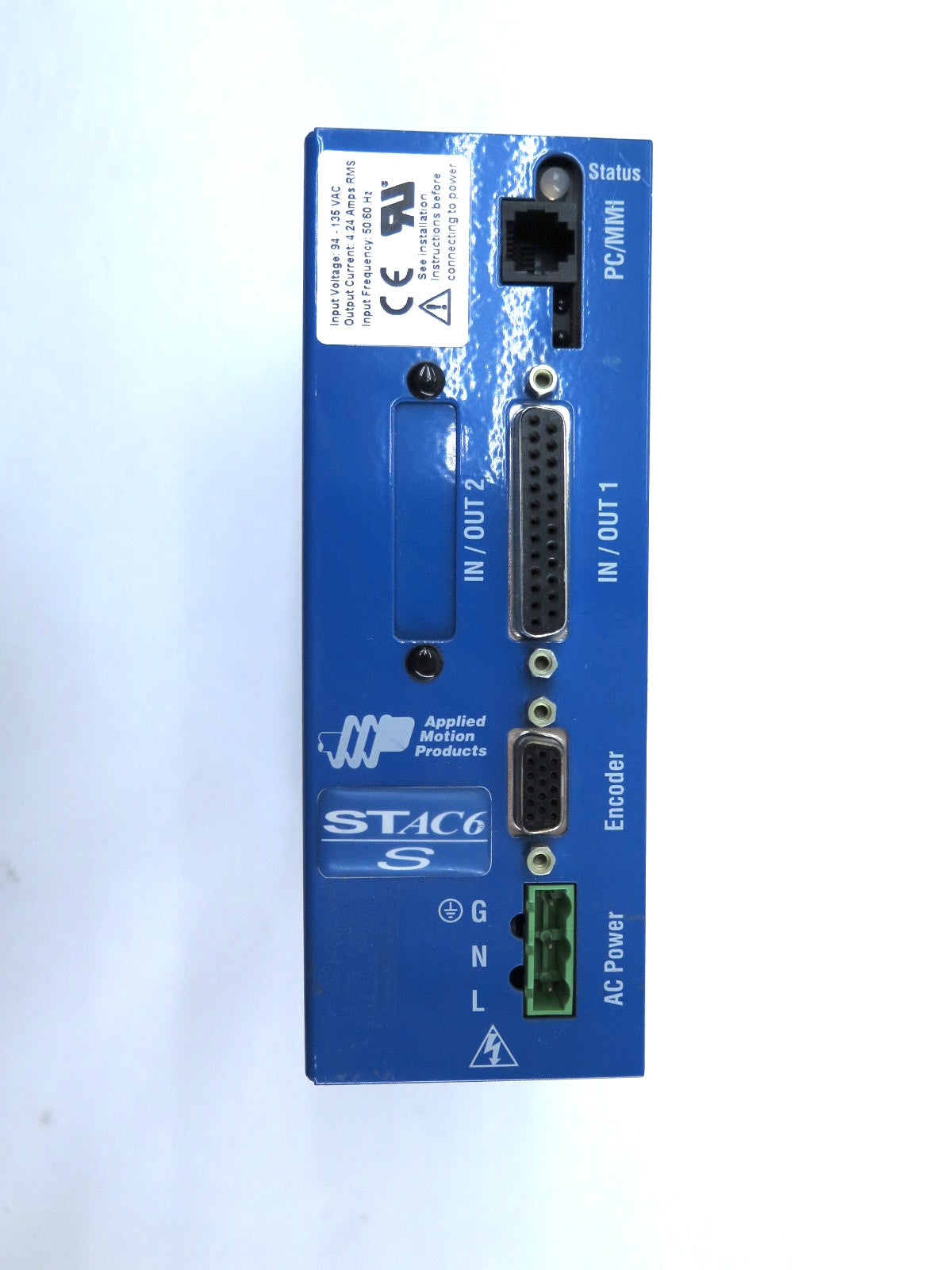 Applied Motion Products STAC6-S-11C Micro Stepper Drive *FOR PARTS* - Advance Operations