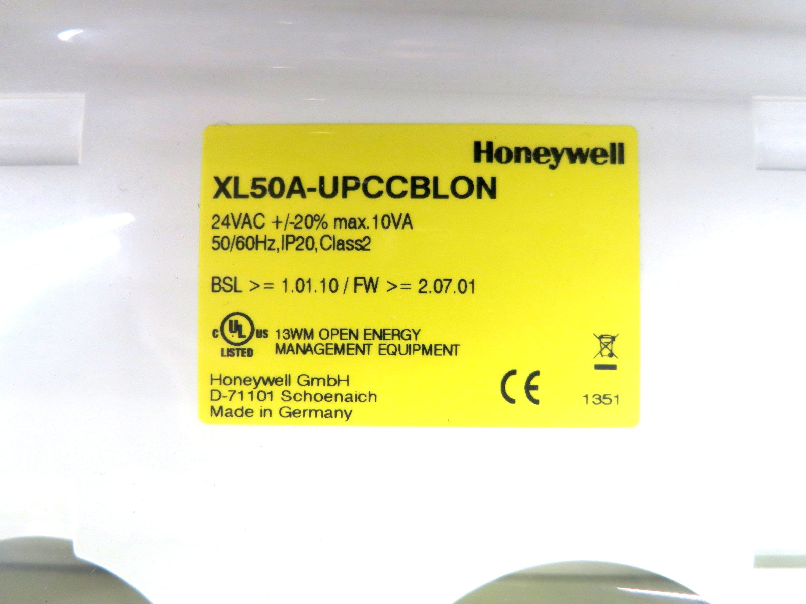 Honeywell XL50A-UPCCBLON Building Controller w.XS50 C/LON-Bus - Advance Operations