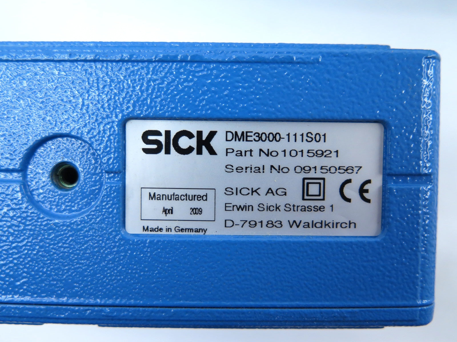 Sick DME3000-111S01 Laser Ranging Sensor / Distance Meter - Advance Operations