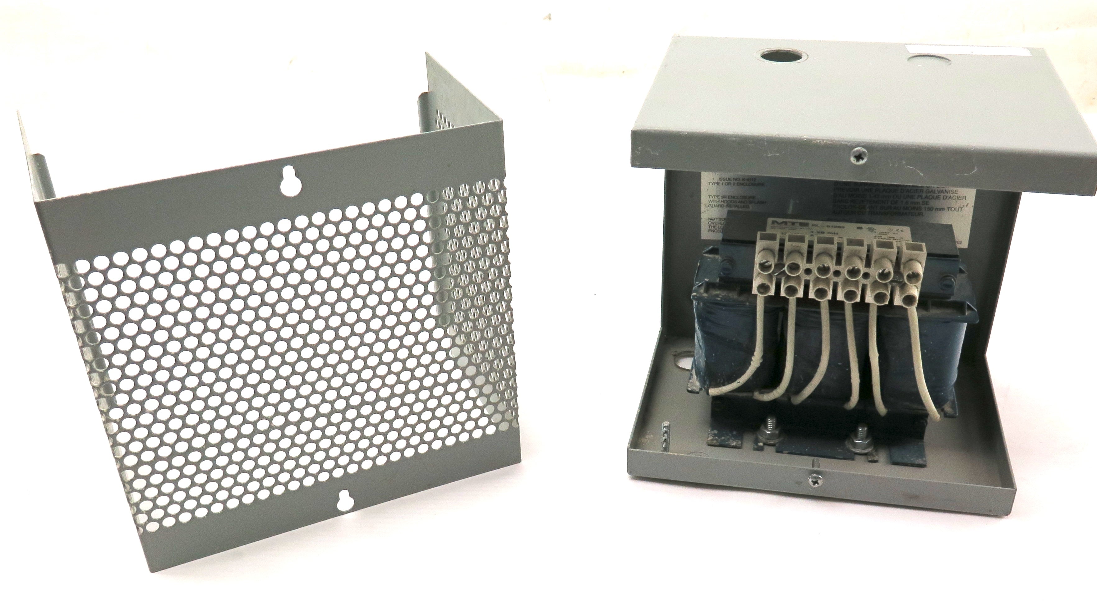 MTE RL-01203 Three Phase Reactor 4.20mH 12A 600V Max & Protection Box - Advance Operations