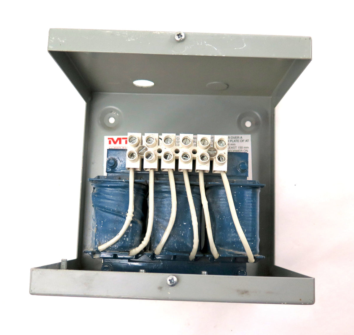 MTE RL-01203 Three Phase Reactor 4.20mH 12A 600V Max & Protection Box - Advance Operations