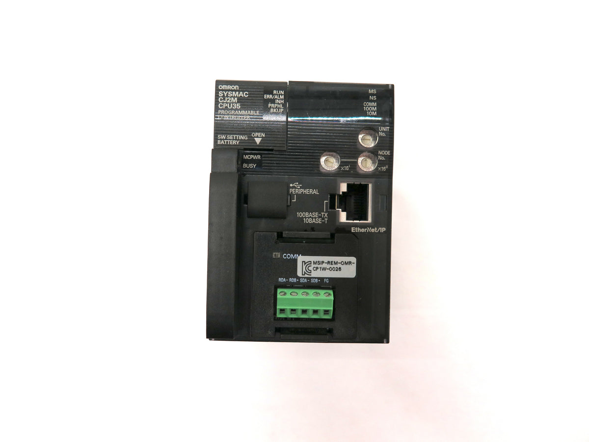 Omron CJ2M-CPU35 PLC CPU Unit - Advance Operations