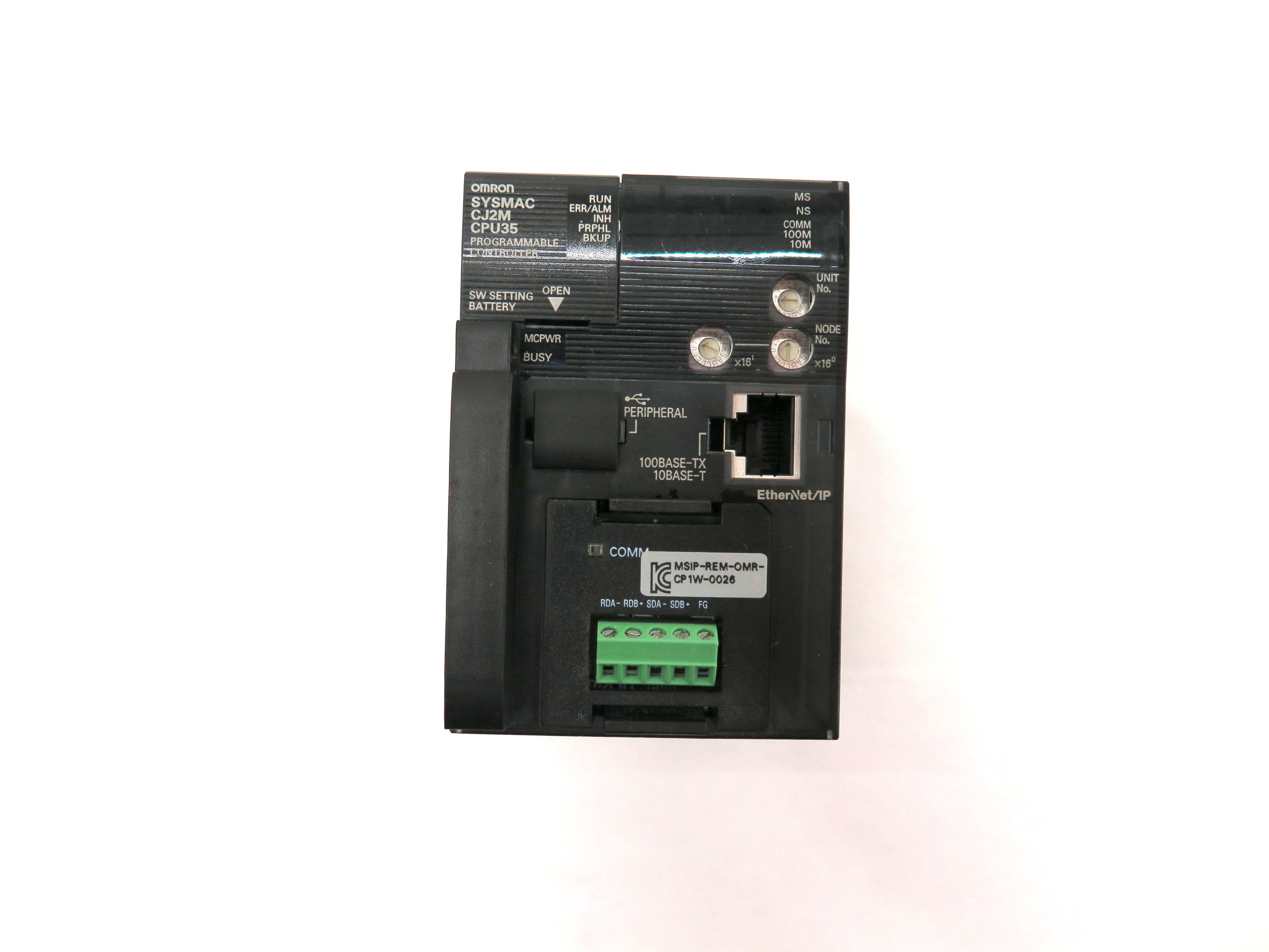 Omron CJ2M-CPU35 PLC CPU Unit - Advance Operations