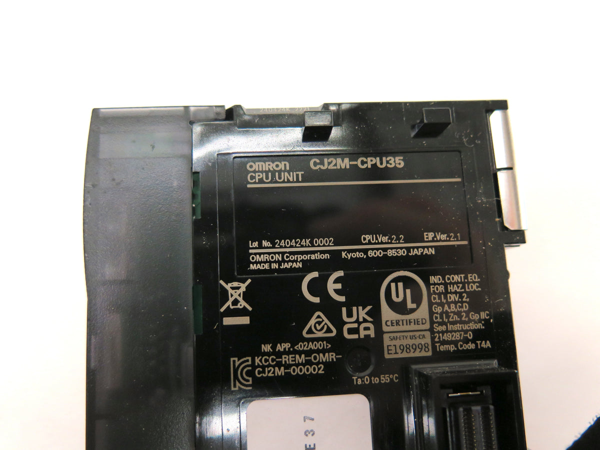 Omron CJ2M-CPU35 PLC CPU Unit - Advance Operations