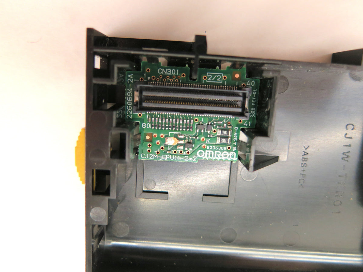 Omron CJ2M-CPU11-2-2 End Plate LOT OF 2 - Advance Operations