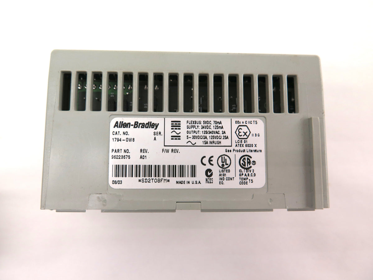 Allen-Bradley 1794-OW8 Flex I/O 8-Point Relay Digital Output Module - Advance Operations
