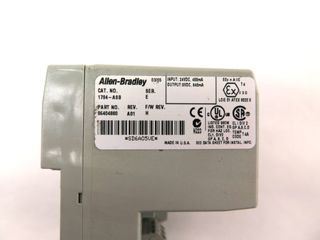 Allen-Bradley 1794-ASB Power Supply Rio Adapter - Advance Operations