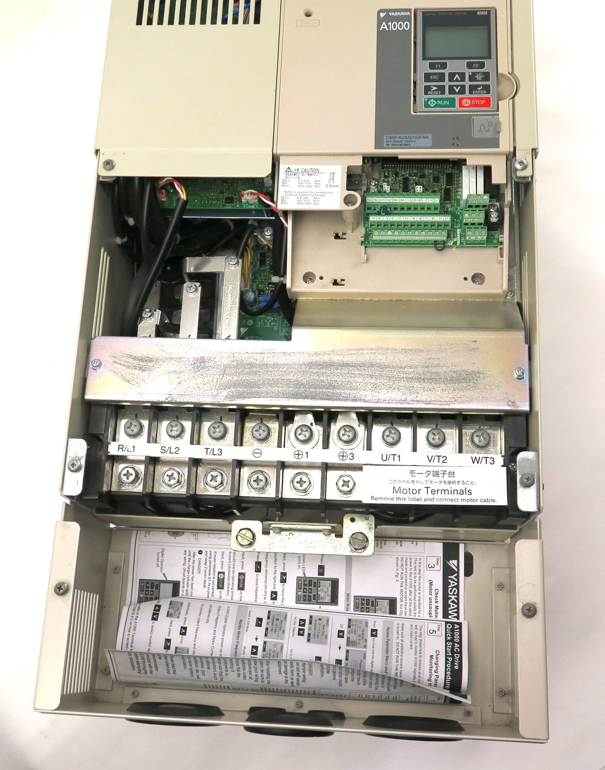 Yaskawa CIMR-AU4A0103FAA AC Drive 75HP 380-480Vac - Advance Operations