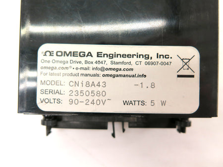 Omega CNI8A43 Temperature Controller NO CONNECTOR - Advance Operations