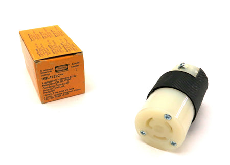 Hubbell HBL4729C Twist-Lock Connector 15A 125V NEW IN BOX - Advance Operations