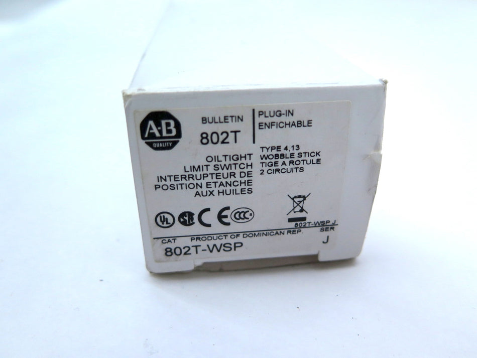 Allen-Bradley 802T-WSP Oiltight Limit Switch W/ Wobble Stick Ser.J - Advance Operations